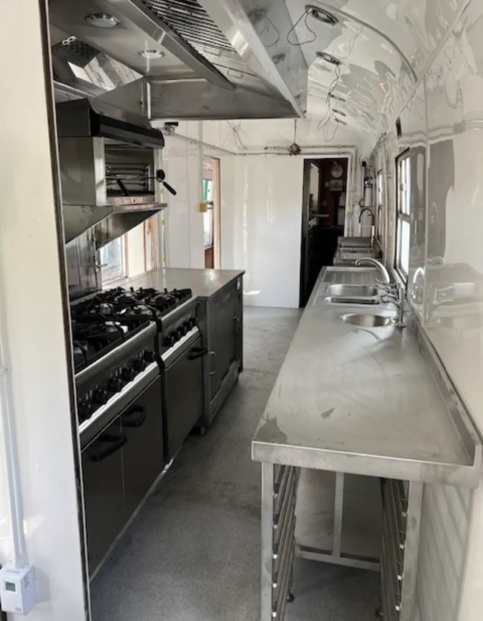 Custom build Railway Carriage Kitchen